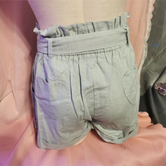 Ank Rouge Blue Shorts Women's Small Boho Party Casual Summer Japan Import Kawaii - Picture 3 of 13